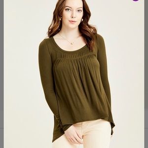 Olive Free People Babydoll Dop